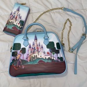 Loungefly sleeping beauty aurora pocketbook and matching wallet